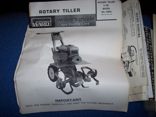 Rottiller rotary tiller