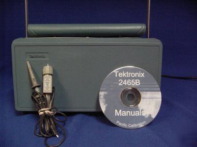 Tektronix 2465B 400MHZ ex cond cal'd and ready