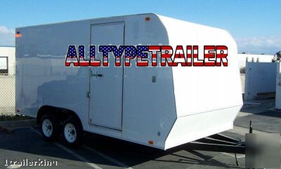 2007 enclosed motorcycle atv toy hauler utility trailer