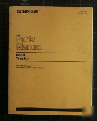Cat caterpillar 623B tractor parts manual catalog 623-b