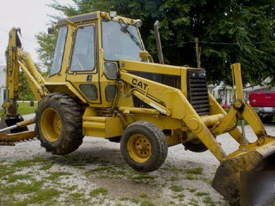 Caterpillar 416 backhoe loader/extenda hoe