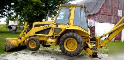 Caterpillar 416 backhoe loader/extenda hoe