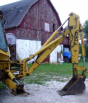 Caterpillar 416 backhoe loader/extenda hoe