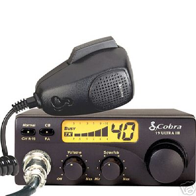 Cobra 19 ultra iii 3 40 channel cb pa radio