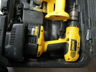 Dewalt DW987KS-2 2PC 18 volt cordless tool kit 