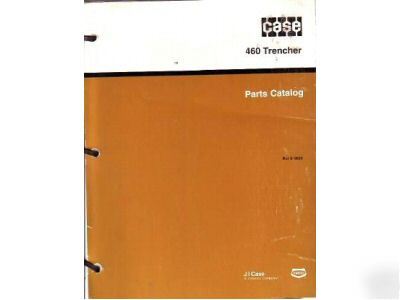 Ji case 460 trencher parts manual