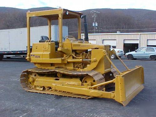 Komatsu D31 crawler dozer with hydraulic tilt 