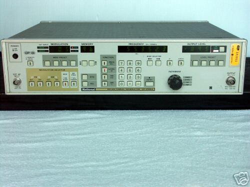 National fm/am signal generator vp-8190-a w/pdf manual