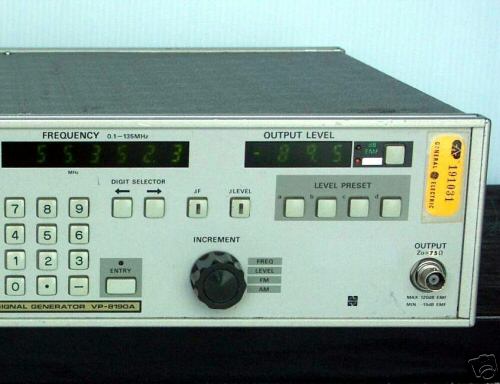 National fm/am signal generator vp-8190-a w/pdf manual