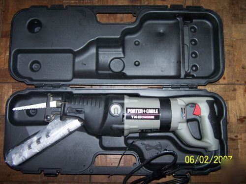 Porter cable tiger saw 11.5 amp var spd scroll dual