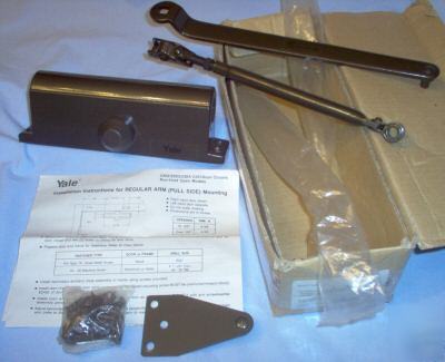 Yale - door closer - model 2303 - dark amber - arm type