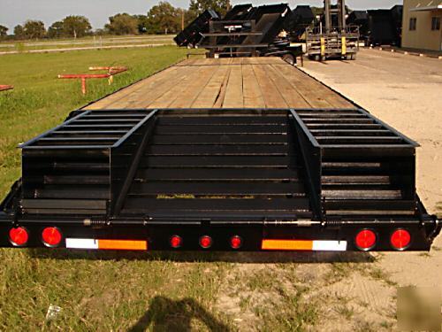 07 texas pride dual tandem 8X25 equip trailer, 20K gvwr