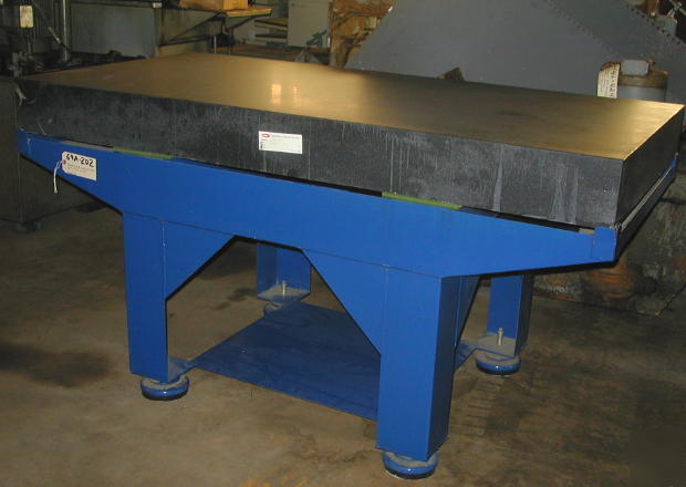 36 in x 72 in black granite surface plate & stand