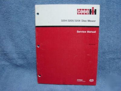 Case ih 3204/3205/3206 disc mower service manual