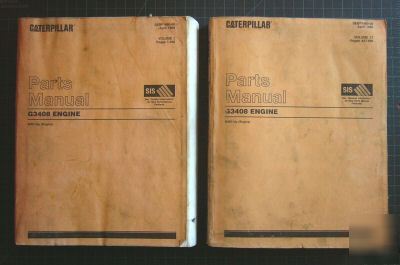 Cat caterpillar G3408 engine parts manual catalog book