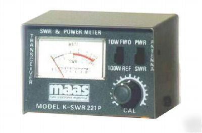 Cb radio swr & 100W power meter and patch lead set.