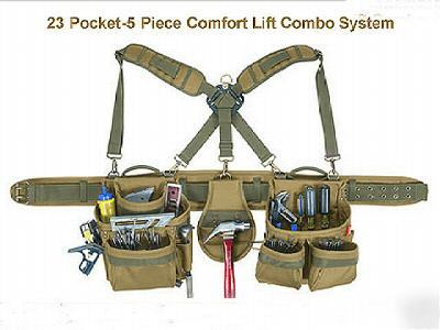 Clc ballistic nylon combos & aprons tool belt