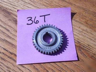 Craftsman atlas dunlap 6 inch lathe 36 tooth gear