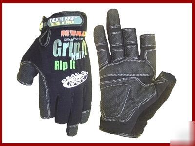 Dead on ripper cut fingers mechanics work gloves, xl