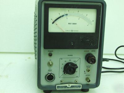 Hp model 428B clip-on dc milliammeter range ma 1-300