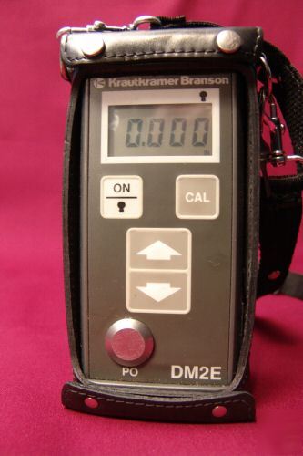 Krautkramer branson DM2E ultrasonic thickness gauge 