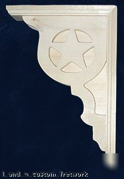 L&gs gingerbread fretwork star trim corbel brackets 12