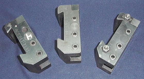 Lot of 3 aloris toolholders 1 inch