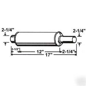 Minneapolis-moline muffler fits- 445 gas & diesel 