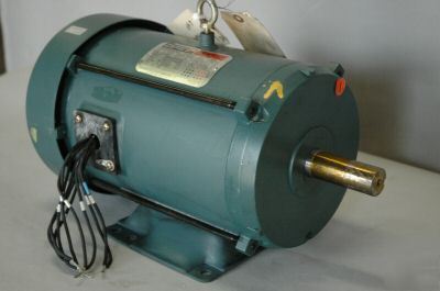 Reliance electric motor 5 hp 3 ph 1740 rpm P18S3031