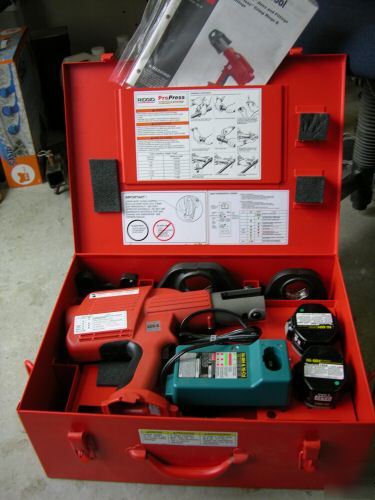 Ridgid 320-e battery propress crimp tool & fittings