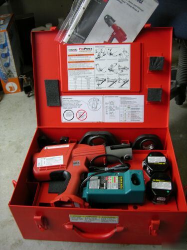 Ridgid 320-e battery propress crimp tool & fittings