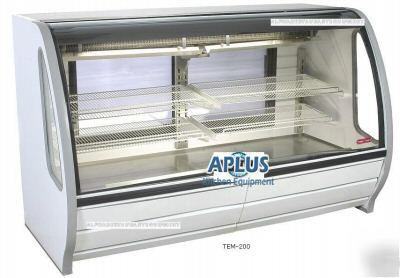 Torrey tem-200 curved glass deli display case 74