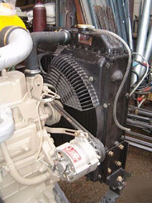 Turbo charged 70 hp stationary deisel engine and pto