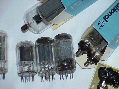 Vintage collection of over 80 vacuum tubes, tubes ect 