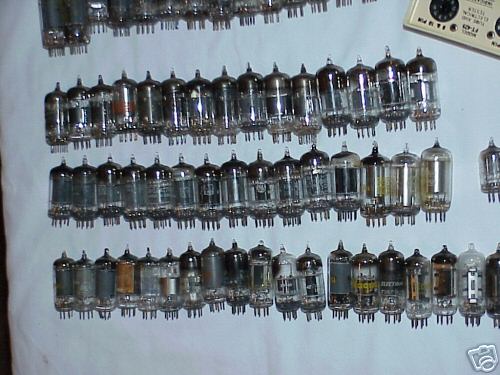 Vintage collection of over 80 vacuum tubes, tubes ect 