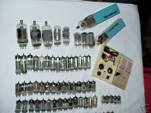 Vintage collection of over 80 vacuum tubes, tubes ect 