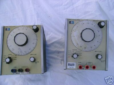 2 (two) hp 204C oscillator