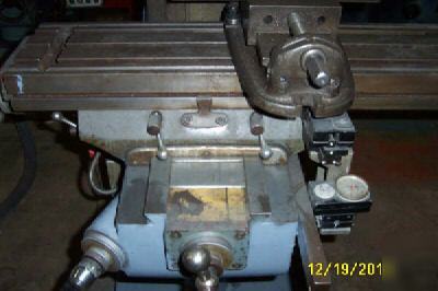 2HP milling machine mill bridgeport vise