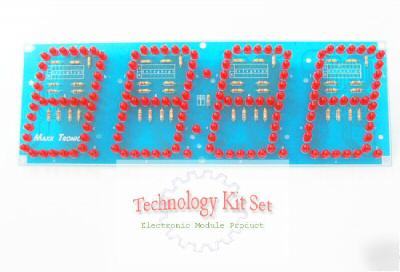 4 digits led light seven segment display circuit board