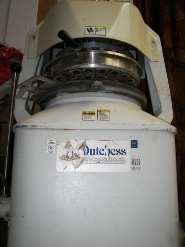 Duchess bakery rolling machine - used pick up only inco