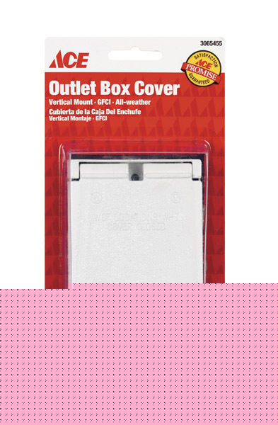 Gam-pak products 3065455 vertcl gfci cover white