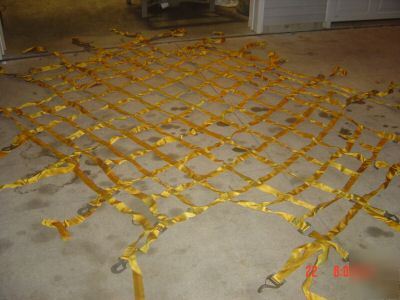 Large/heavy duty industrial cargo nets/tie downs 25LBS.