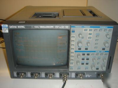 Lecroy 9374L oscilloscope, 1GHZ, 4 channel