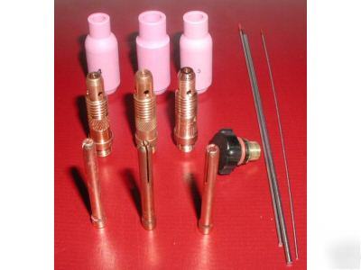 New 17, 18 & 26 tig torch accessory kit(ak-2)