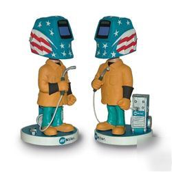 New miller electric bobblehead welder 