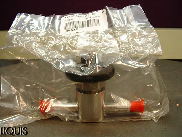 New tescom PV71LK-L0M0-162 high purity valve 300PSI 