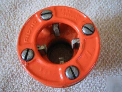 Ridgid oor pipe threader w/ Â¾â€ and Â½â€ drop head dies