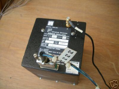 Rubidium efratom m-100 10MHZ standard osc. mill spac