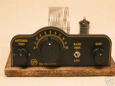 Sw one tube regen radio receiver crystal clear