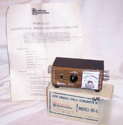 Swr bridge & field strength meter 95-127 mib nos